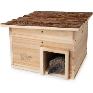 WILDLIFE HOME Igelhaus mit Rindendach