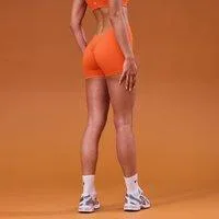 MP Damen Tempo Dipped Waist Shorts – Sunset - M