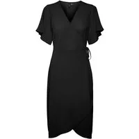 Vero Moda Midikleid Saki (1-tlg) Wickel-Design