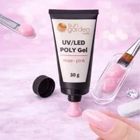 Sun Garden Nails UV-Gel Sun Garden Nails UV Poly Gel Rose Pink 30g, Extreme Dickviskoses Gel