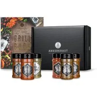 Ankerkraut Gewürz Grillbuch Set, Ankerkraut Grillbuch Gewürz-Set - Gewürzmischung BBQ