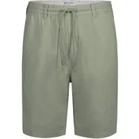 Eight2Nine Chinoshorts Leinen Chino Elastischer Bund mit Kordelzug Canvas-Bermuda