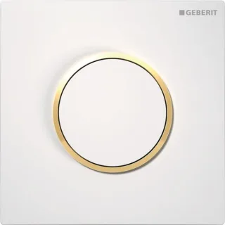 Geberit HyTouch Urinal-Handauslösung weiß/gold Kunststoff Sigma10 pneumatisch 116015KK1