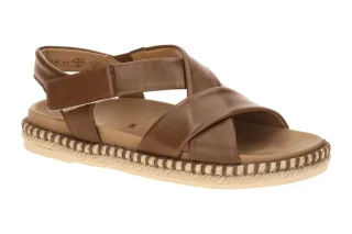 Gabor 83.781 Damen Sandalette cognac Braun G BEST FITTING Riemchen Kreuzriemen