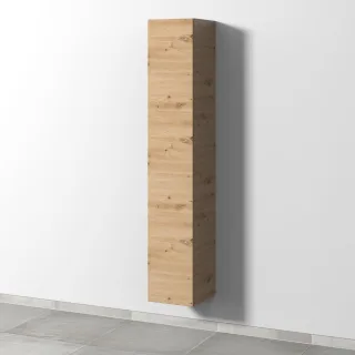 Sanipa 3way Hochschrank mit 1 Tür, Eiche Natural-Touch SM10685