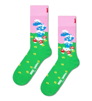 happy socks - The Smurfs Smurf Tower Sock Grün - Gr. - 38