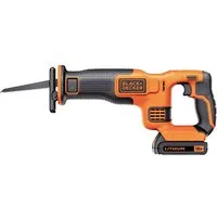 Black + Decker Säbelsäge Black & Decker Akku-Säbelsäge BDCR18-QW inkl. Akku, inkl. Ladegerät