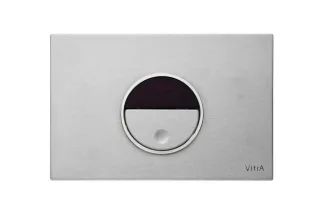 VitrA Pro WC-Betätigungsplatte Touch-Free für 2?Mengen?Spülung Edelstahl Chrom Matt,762-1440 762-1440