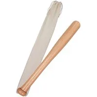 relaxdays Baseballschläger Kleiner Baseballschläger Holz mit Beutel, Holz, 5 ", (1 St)