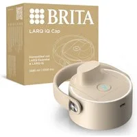 BRITA Flaschenverschluss BRITA LARQ iQ Cap für BRITA LARQ Essential Trinkflaschen, (BRITA LARQ iQ Cap beige für BRITA LARQ Essential Trinkflaschen), Digitaler Deckel Hydration Tracking in der BRITA-App, UV-C Technologie
