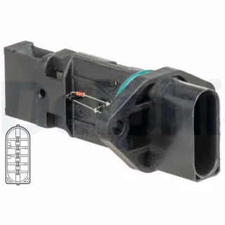 Delphi Luftmassenmesser Porsche 911 Boxster 3,4