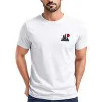 Neverless Print-Shirt Herren T-Shirt Logo Print Wald Silhouette Natur Aufdruck Outdoor mit Print