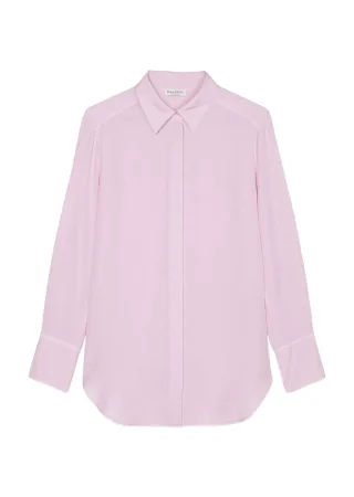 Marc OPolo Casual - Longbluse aus Tencel pink - Gr. - 36