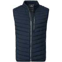 CASAMODA Steppweste CASAMODA Herren Outdoor-Steppweste Stehkragen Zipper Marine