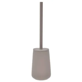 Toilettenbürste Nova One Porzellan 10x37cm | Zone Denmark Matt Soft-Touch taupe Klobürste WC-Bürste abgedeckter Behälter Tauschkopf.