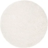 Tapiso Hochflor-Teppich ESSENCE, rund, Höhe: 40 mm, Wohnzimmer, Schlafzimmer, Hochflor, Einfarbig
