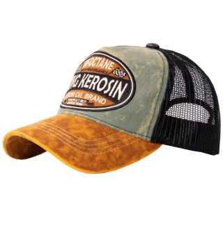 King Kerosin Herren KING KEROSIN Trucker Cap in Used-Optik HI-OCTANE