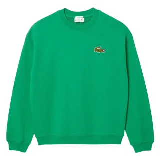 Lacoste - "Accent" Sweatshirt für Herren/Damen Unisex Fleece lose Passform (Grün)