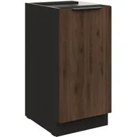 Küchen-Preisbombe Unterschrank 40 cm Küche MONZA Okapi Nußbaum Küchenzeile Küchenblock Einbauküche