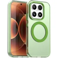 Wigento Handyhülle Für Xiaomi 17 Candy Design Magsafe Hybrid TPU Schutzhülle Grün, Magsafe Funktion, Stoßschutz, präzise Aussparungen