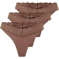 ONLY Tanga ONLCHLOE LACE S.S THONG 3-PACK ACC (Packung, 3-St)