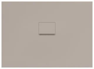 Villeroy & Boch Duschwanne Squaro Infinity 1100x800x40mm, flächenbündig Einbau Antirutsch Almond UDQ1180SQI2IVAL