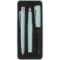 Faber-Castell Füller FABER-CASTELL Geschenkset Füller + Kugelschreiber Poly Ball Pen caribi