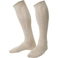 dressforfun Trachtensocken Kniestrümpfe weiß