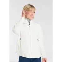 CMP Kapuzenplüschjacke mit Reißverschluss, leicht, atmungsaktiv, normale Länge