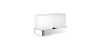 emco loft Glashalter/Seifenspender Glasteile satiniert, chrom, 053100101 053100101