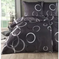 Kuscheli Bettwäsche 135x200 + 80x80 cm atmungsaktiver Bettbezug, moderne Designs, Mikrofaser, 4 teilig, Für Allergiker geeignet, pflegeleicht, angenehm weicher Stoff