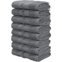 OTTO home Handtücher Vanessa, 8 Handtücher, 50x100cm, in Standard- und Premium-Qualität, Walkfrottee (Set, 8-St), Handtücher mit Bordüre, 100% Baumwolle, einfarbig, weich