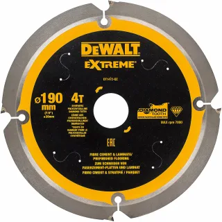 DEWALT EXTREME Faserzement-Kreissägeblatt - DT1472-QZ