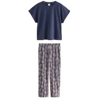 Next Pyjama Kurzarm-Schlafanzug aus 100 % Baumwolle (2 tlg)