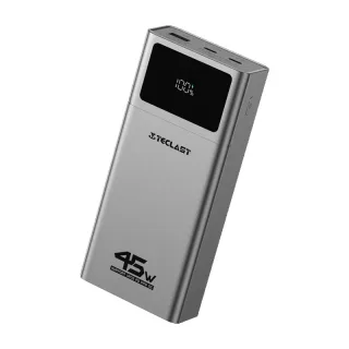 TECLAST H20 Pro PD45W 73Wh 20000mAh Power Bank with Digital Display Screen External Battery Power Supply with 2 Inputs &