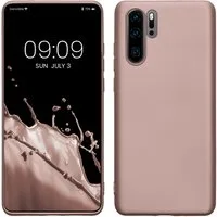 kwmobile Handyhülle Handyhülle für Huawei P30 Pro Hülle, Silikon Case metallisch schimmernd - Schutzhülle Cover
