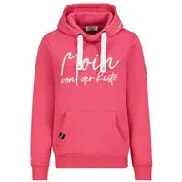 Eight2Nine Kapuzenpullover Damen Hoodie Kapuzenpullover Moin Sweater, Kapuzensweatshirt mit Kängurutasche, mit Kapuze