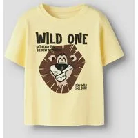 Name It T-Shirt NMMHARLY SS NREG TOP BOX Baumwollmischung, regular fit