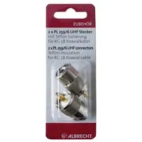 Albrecht Funkgerät Albrecht PL-Stecker PL259/6 Zweier-Blisterset 50120