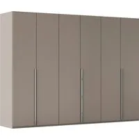 rauch Drehtürenschrank Kleiderschrank Schrank Garderobe Wäscheschrank BESTSELLER MONTCLAR (3 Ausstattungen BASIC/CLASSIC/PREMIUM (SOFT-CLOSE), Breiten 201-400 cm) Front in Glas/Hochglanz/Dekor/Grauspiegel in 5 Breiten MADE IN GERMANY