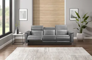 OTTO home 3-Sitzer "LUND B: 222 cm - OTTO. Verlässliche Qualität. Mit Relaxfunktion" in 2 Sitzen (links/rechts), manuell/elektrisch (USB-C), Kopfteilverst.