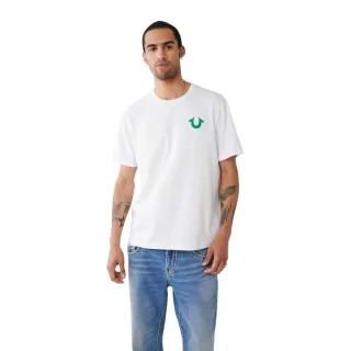 True Religion - "Heritage" T-Shirt für Herren (Aufgehelltes Weiß)