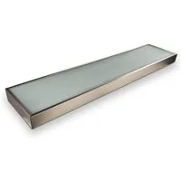 SO-TECH® LED Unterbauleuchte Leuchtregal Dallas - "Design trifft auf Funktion", 450 x 200 mm Edelstahloptik inkl. 4 W LED-Leuchte