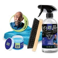 Lichterblitz Autowaschbürste Auto Reinigungsset – Auto Innenraum Reiniger- & Cockpitpflege Auto, Reiniger, Gel, Bürste, Mikrofasertuch – Auto Zubehör Innenraum Set