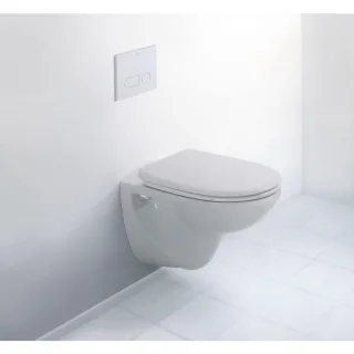 Duravit D-Code basic Wand Tiefspül WC 0184090000 weiß Hochglanz 560 mm