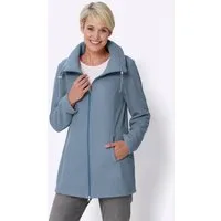 Sieh an! Fleecejacke Long-Fleecejacke Langarm