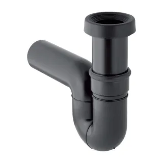 Geberit Geruchsverschluss 167733161 Ø 110 mm, Abgang horizontal, für Hock-WC, PE-HD, schwarz