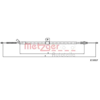 Metzger Handbremsseil hinten rechts Nissan Juke