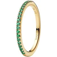 Pandora Fingerring Damen-Ring Funkelndes Grün Halber Ewigkeits-