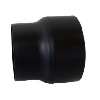 Bertrams ST-Pu Erweiterungsstück 08ES120-130 Ø 120 x 130 mm, pulverbeschichtet, schwarz